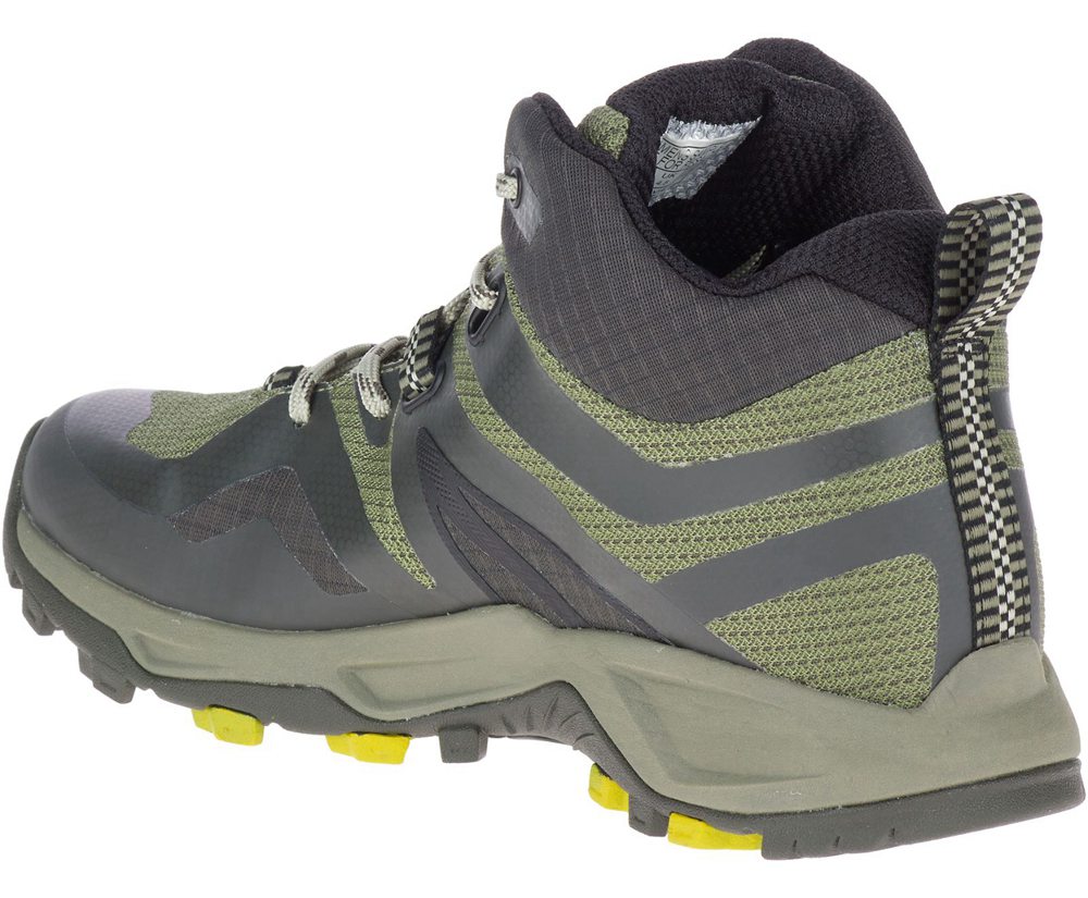 Merrell Støvler Dame - Mqm Flex 2 Mid Gore-Tex® - Olivengrøn - CUM769853
